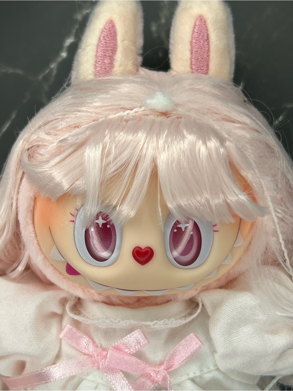 POP MART The Monsters Hair Salon Series Labubu Velvet Noon Plush Doll with Card - Picture 3 of 9